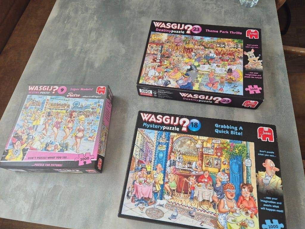 Wasgij puzzels, Ophalen, 500 t/m 1500 stukjes, Zo goed als nieuw