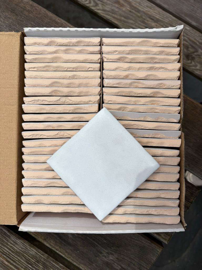Nanda Tiles Manara Clay 10x10 cm - Nieuw in doos, Ophalen, Nieuw, Minder dan 20 cm, Minder dan 5 m²