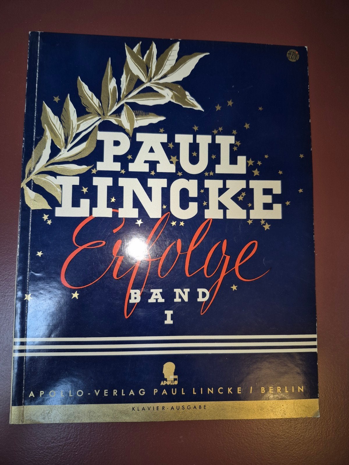 Paul Lincke Erfolge Band I - Pianoboek, Gebruikt, Klassiek, Ophalen of Verzenden, Artiest of Componist