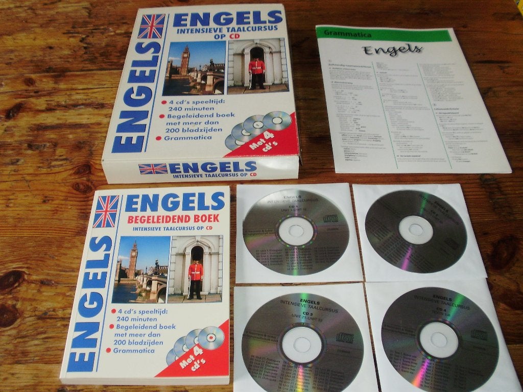 Engels intensieve Taalcursus / Taal / Cursus / CD, Ophalen of Verzenden, Gebruikt