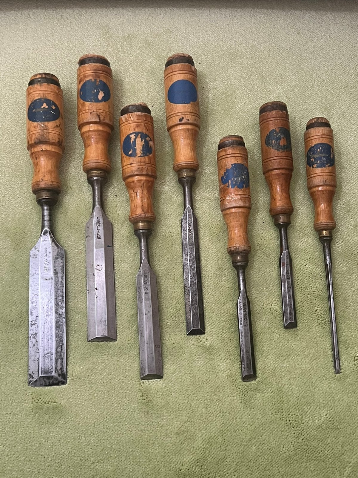 Vintage 7 Erik Anton Berg Beitels Eskilstuna Swede, Ophalen of Verzenden
