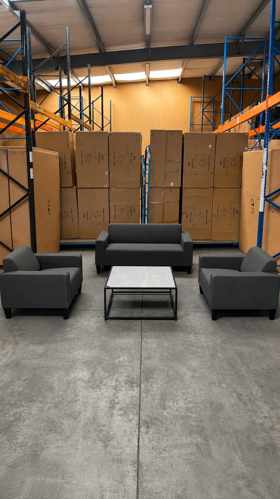 Sunbrella Lounge Set Direct uit voorraad Onder winkelprijs, Tuin en Terras, Ophalen, Zo goed als nieuw, Bank