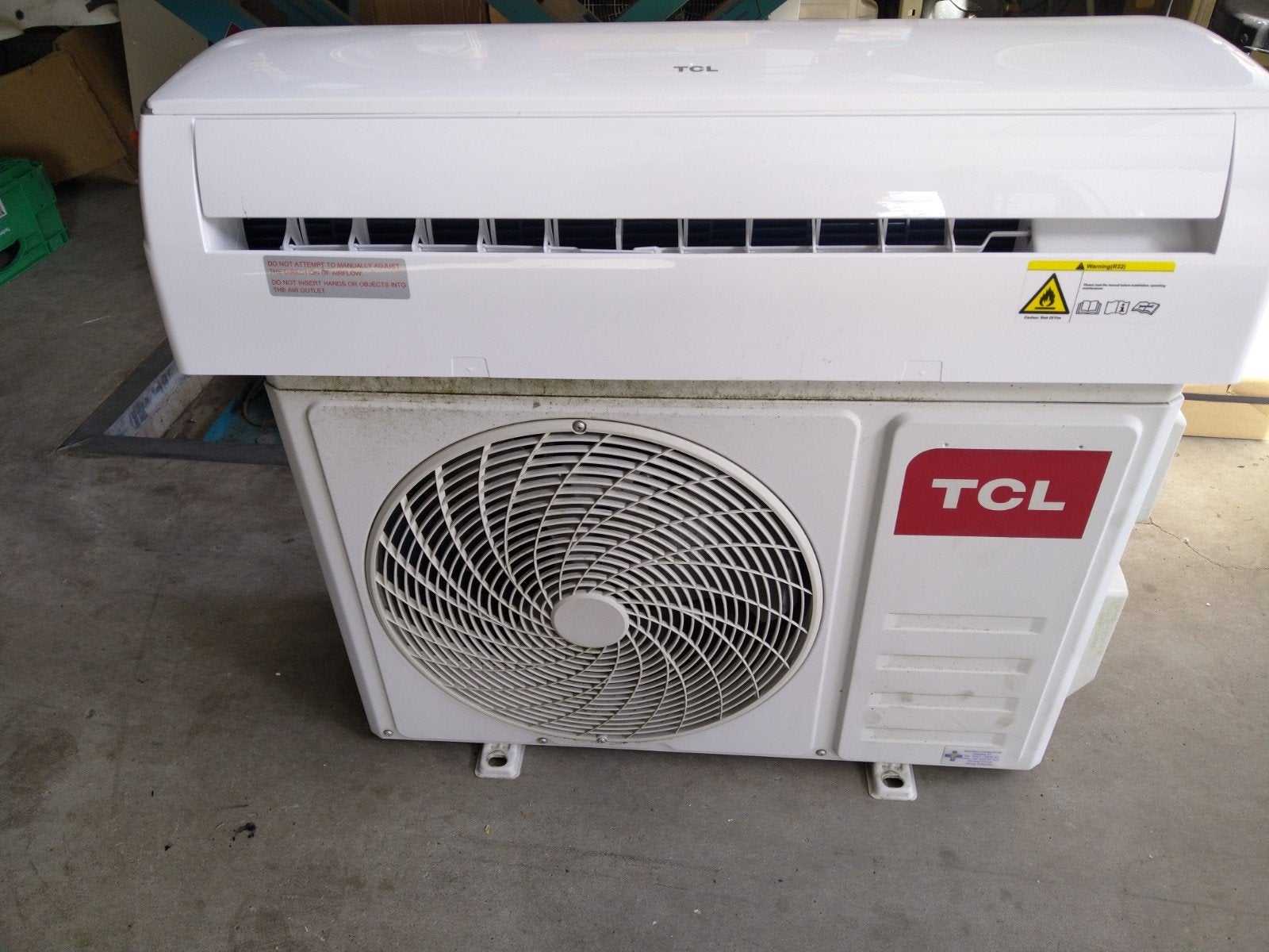 TCL airco, Ophalen, Gebruikt, Minder dan 60 m³, 3 snelheden of meer