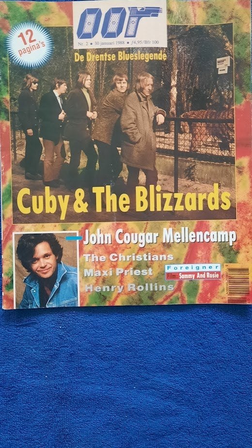 OOR 2-1988 Cuby Blizzards Mellencamp Christians Maxi Priest, Boeken, Ophalen of Verzenden, Zo goed als nieuw, Muziek, Film of Tv