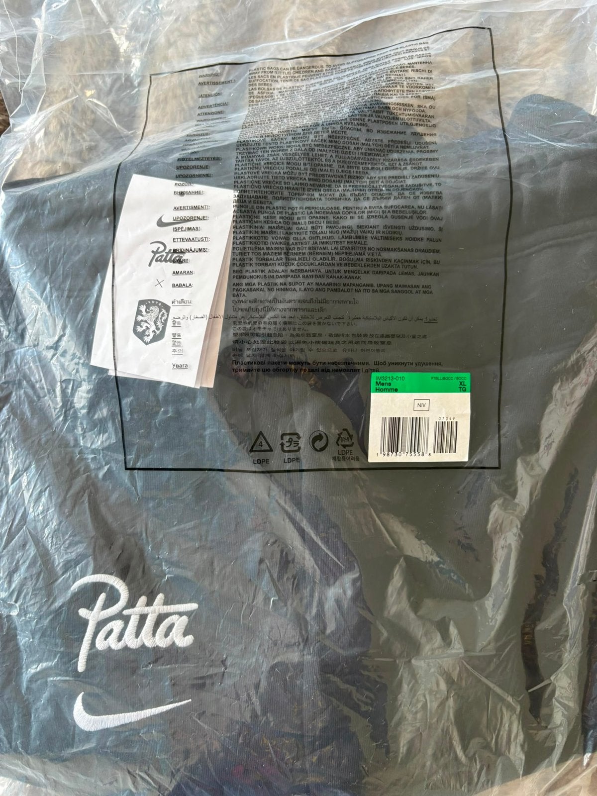 Patta x Nike x KNVB Tech Fleece Broek - Zwart (XL), Ophalen of Verzenden, Nieuw, Maat 56/58 (XL), Zwart