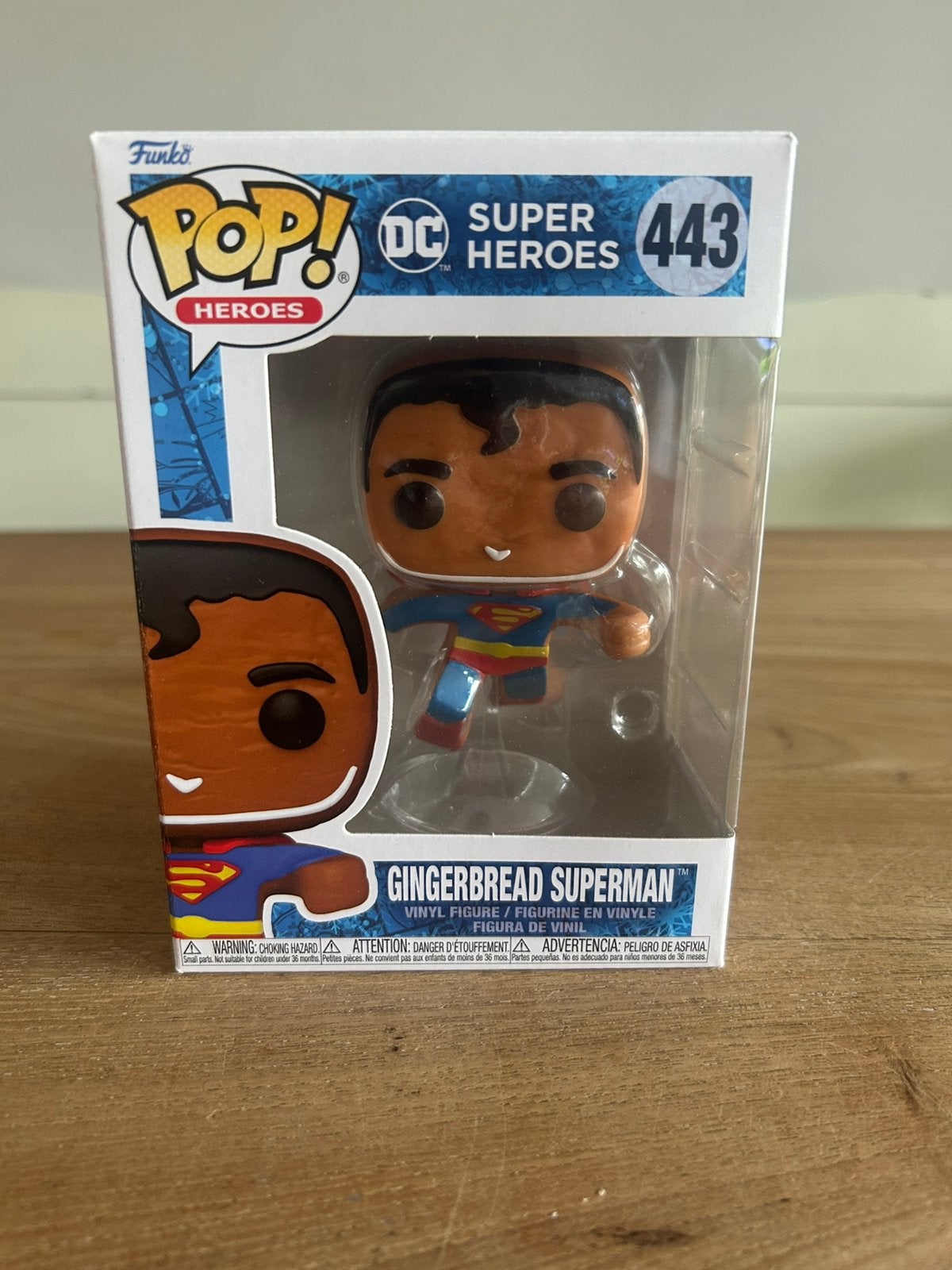Gingerbread Superman Funko Pop #443, Ophalen of Verzenden, Zo goed als nieuw