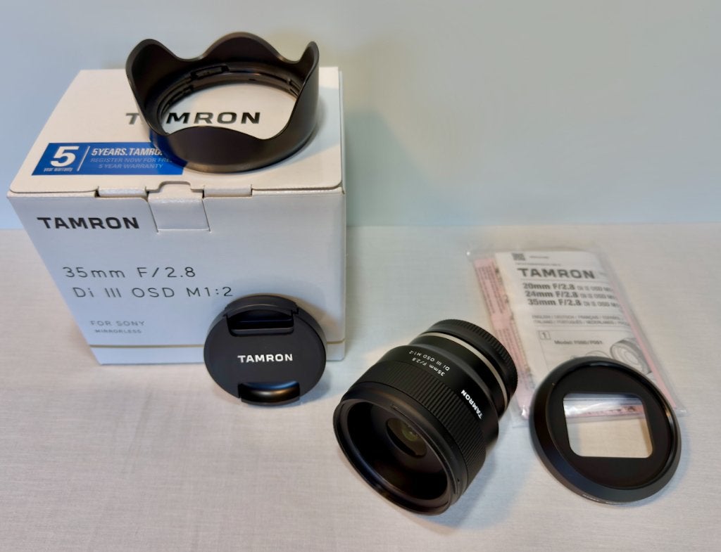 Tamron 35mm F/2.8 Sony FE + 5 jaar garantie, Audio, Tv en Foto, Fotografie | Lenzen en Objectieven, Ophalen, Sony E-mount, 35 mm