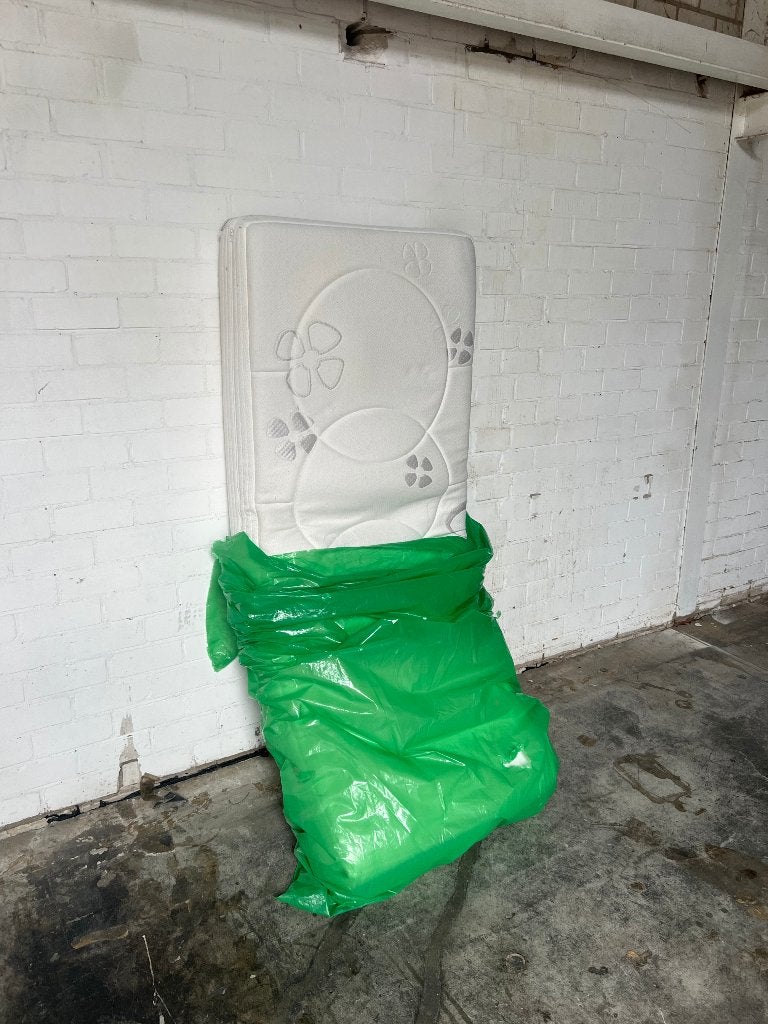 Eenpersoons matras 80x195 cm met bloemmotief, Gebruikt, 90 cm, Eenpersoons, Ophalen of Verzenden