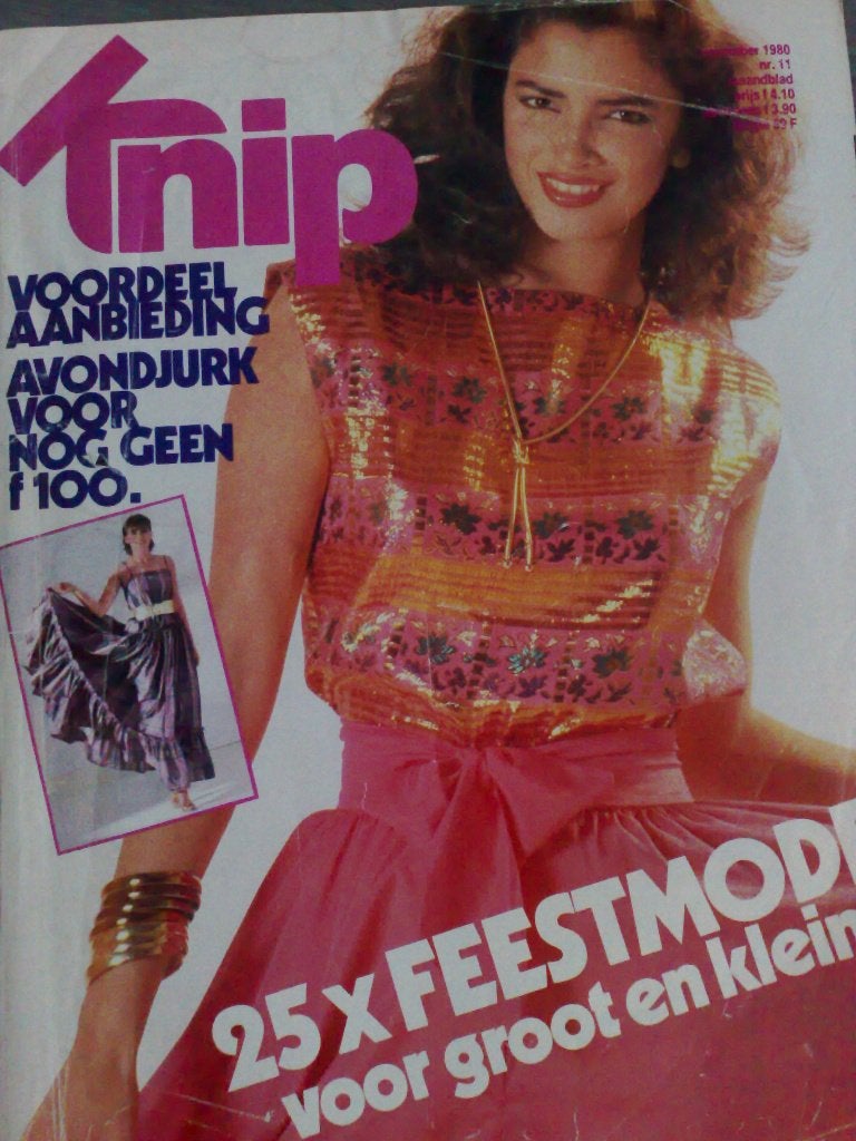 Knipmode kledingpatronen november nr. 11 / 1980, Verzenden, Gebruikt, Vrouw, Knipmode