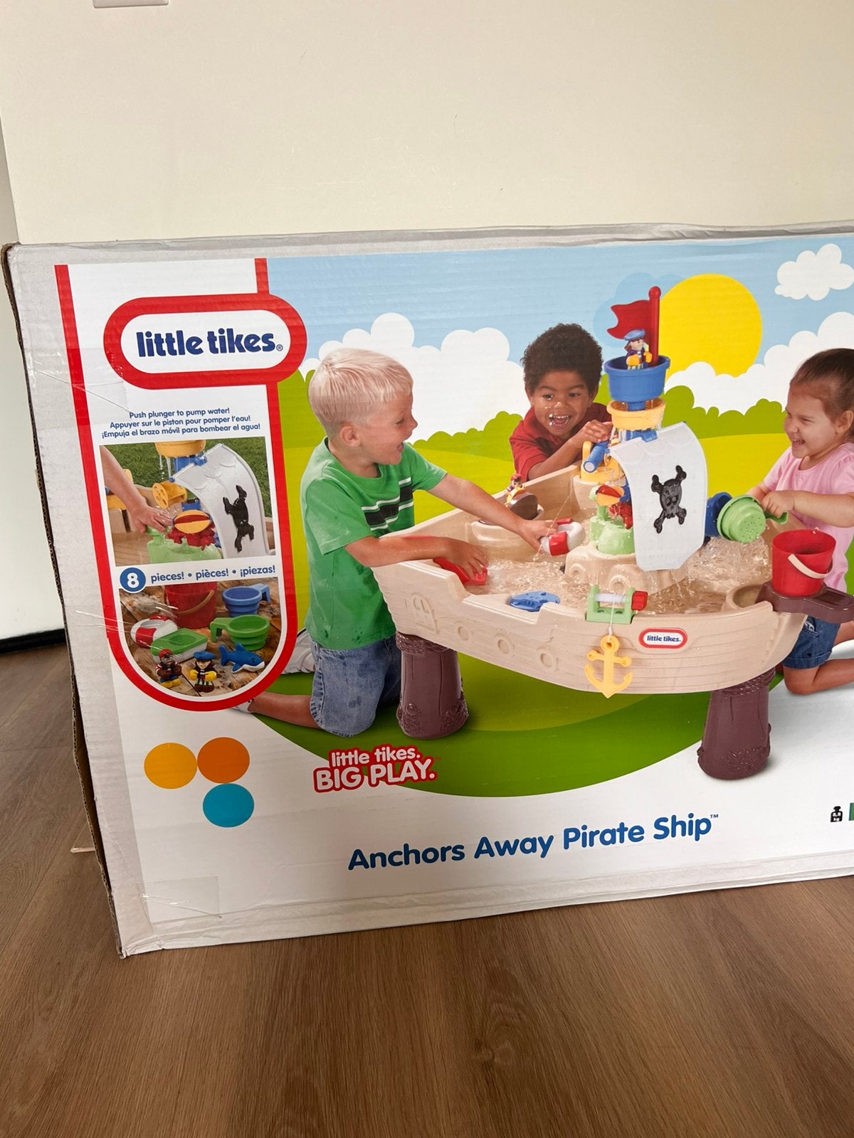Nieuw in dichte doos Little Tikes - Anchors Away Pirate Ship, Ophalen, Nieuw