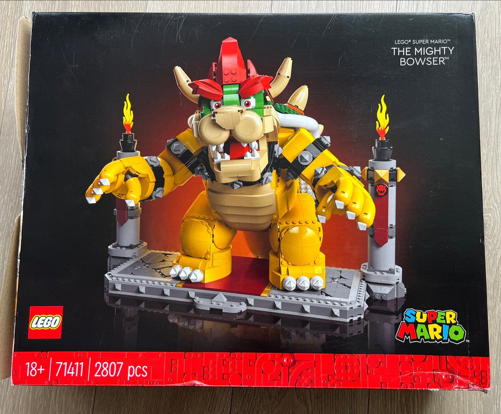 LEGO Super Mario De Machtige Bowser 71411, Overige thema's, Lego, Ophalen of Verzenden, Zo goed als nieuw