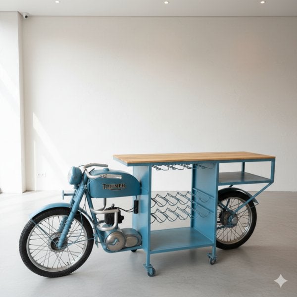 25274 Scooter Minibar Wijnrek Metaal 2,25 m, Ophalen, Nieuw