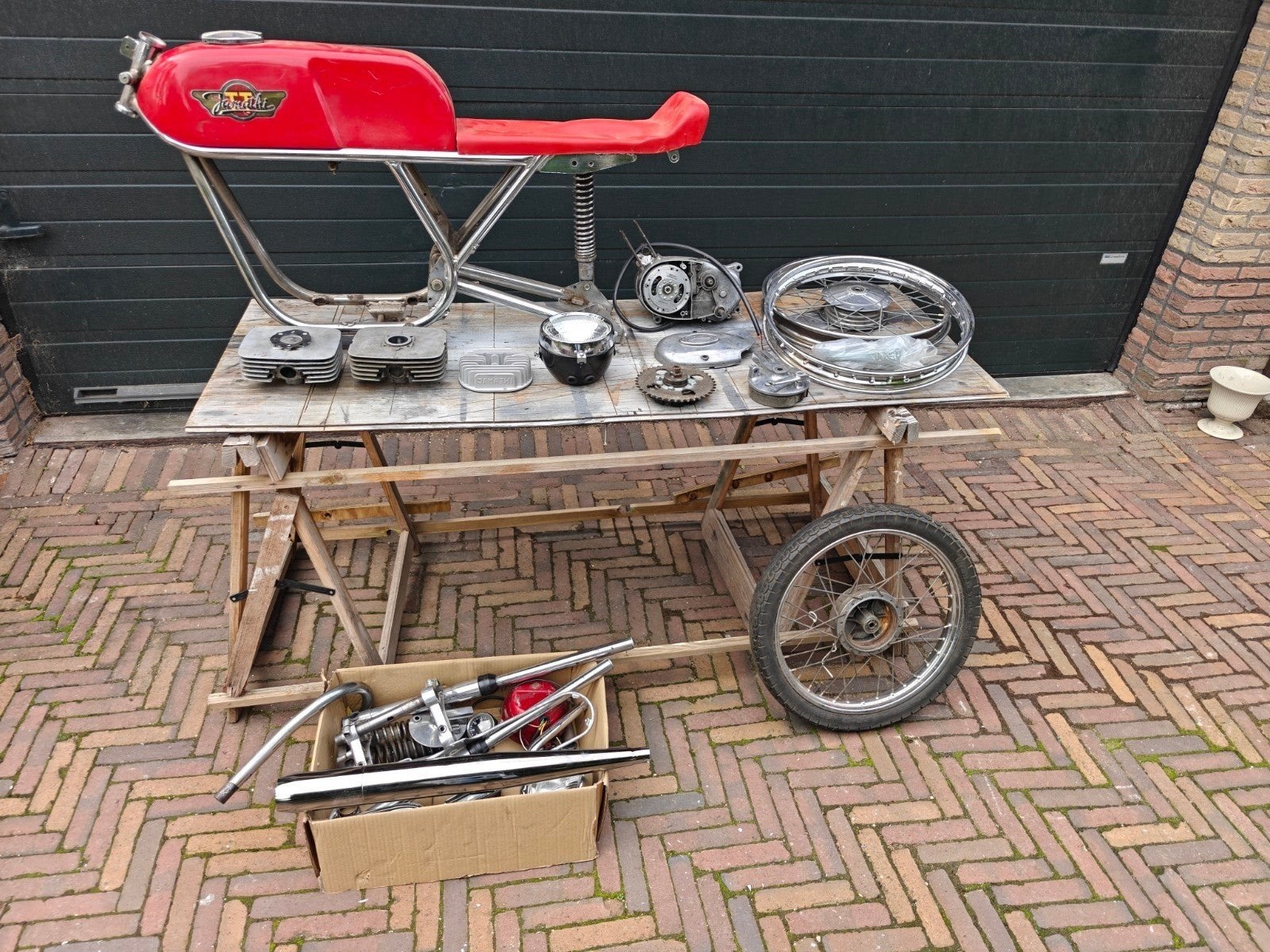 Jamathi bromfiets project, Fietsen en Brommers, Ophalen, Overige merken