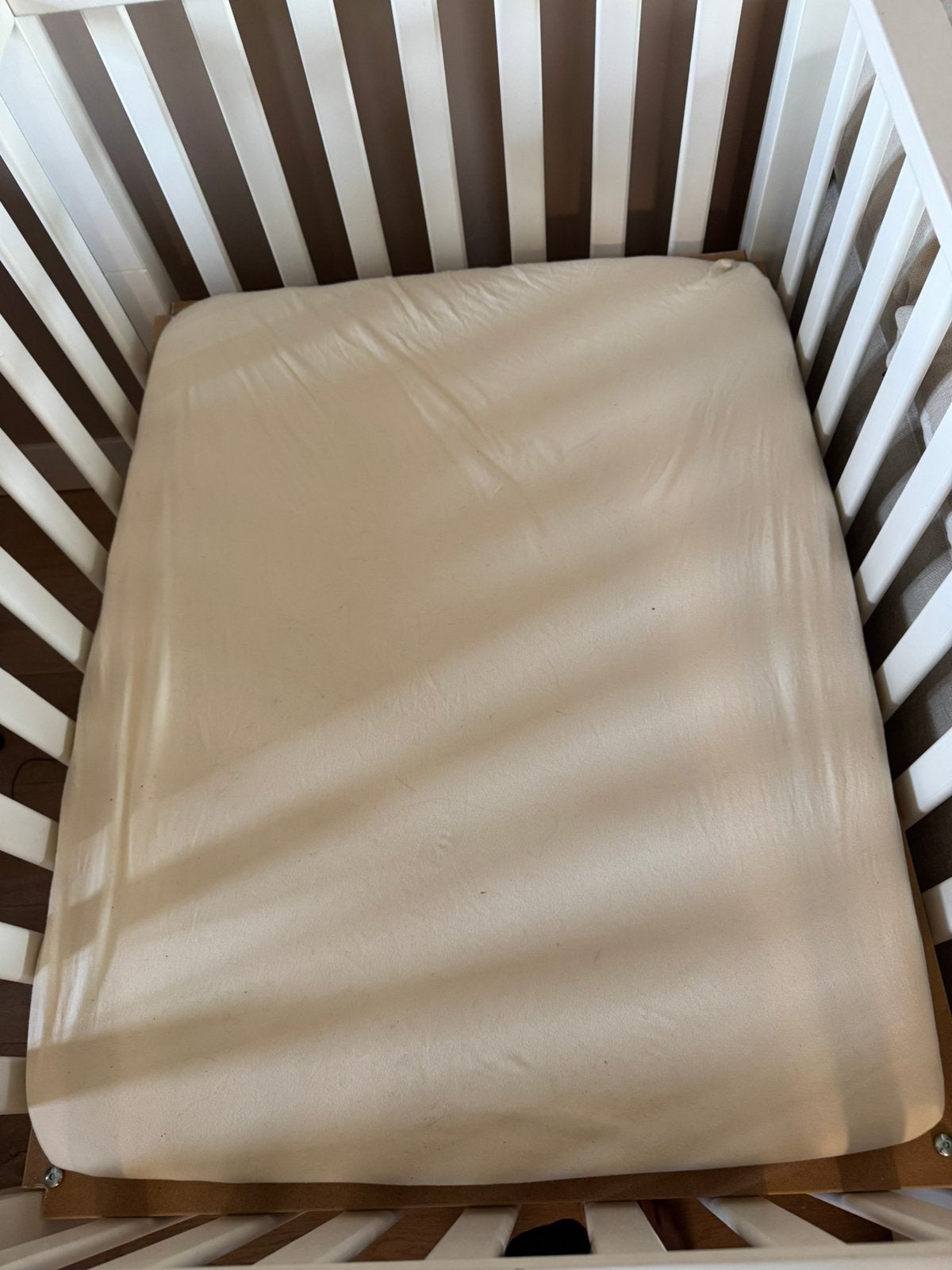 Box (TWF) wit 80x100 + nieuw matras met hoes, Ophalen, Gebruikt, Boxkleed