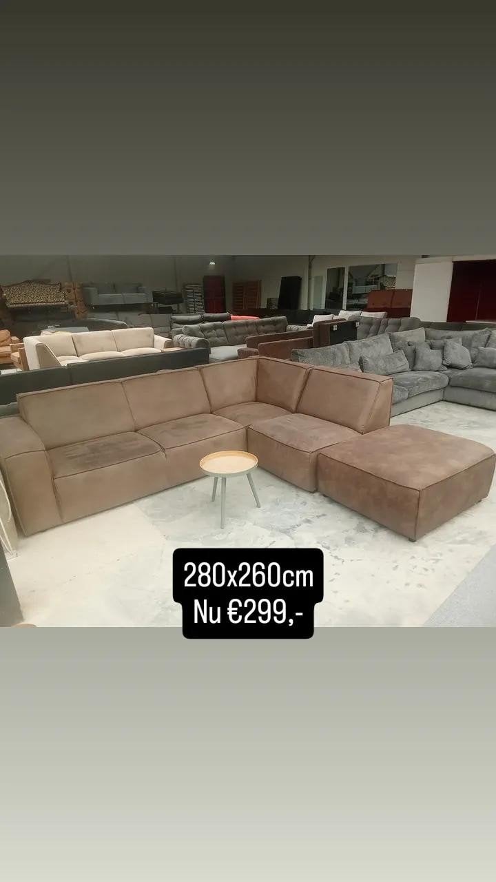 Banken hoekbanken fauteuils stoelen kringloop Lelystad, ., 125 cm of meer, Ophalen of Verzenden, Zo goed als nieuw
