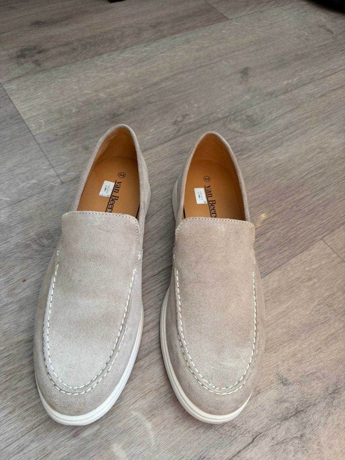 Leren loafers van Beers maat 44 leren schoenen, Loafers, Overige kleuren, Nieuw, Ophalen of Verzenden