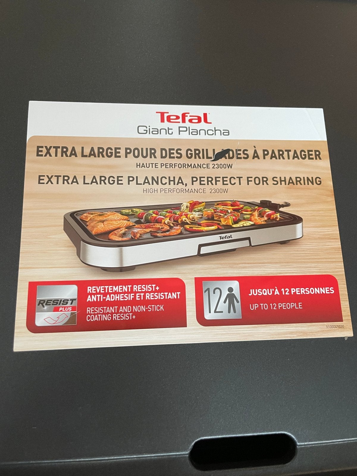 Tefal Giant Plancha XXL Grillplaat - Nieuw in doos, Ophalen of Verzenden, Nieuw, 8 personen of meer