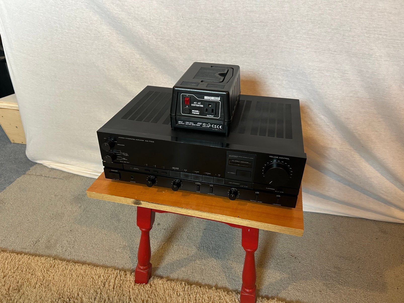 Kenwood KA-770D, Ophalen, Gebruikt, 60 tot 120 watt, Overige merken