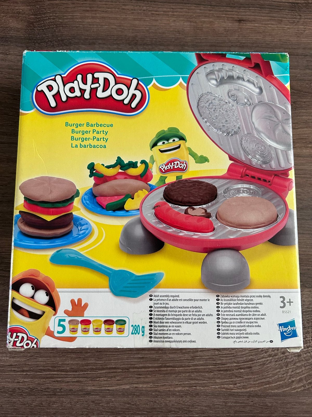 Play-Doh Burger Barbecue Speelset, Kinderen en Baby's, Speelgoed | Educatief en Creatief, Gebruikt, Knutselen, Ophalen of Verzenden