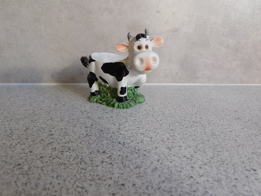 Eierdop Koe Stoneware Handpainted, Overige materialen, Overige merken, Overige typen, Ophalen of Verzenden