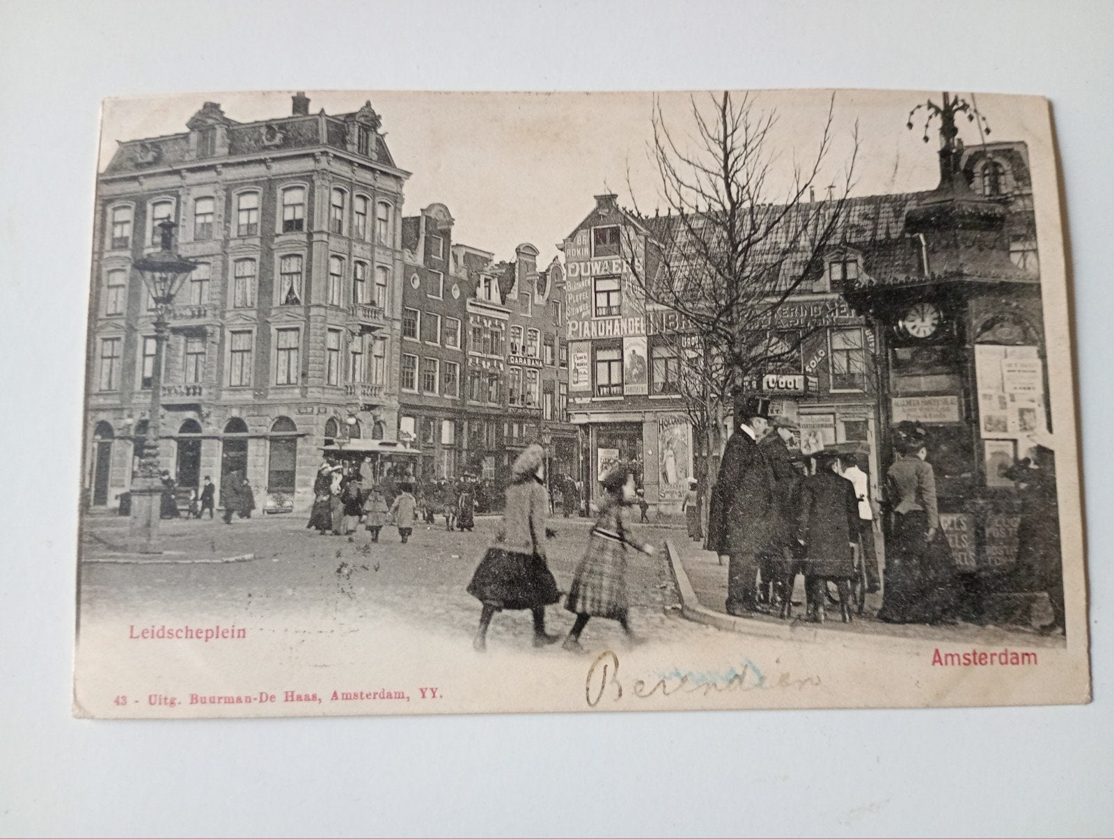 Amsterdam Leidseplein 1902, Ophalen of Verzenden, Voor 1920, Gelopen, Noord-Holland