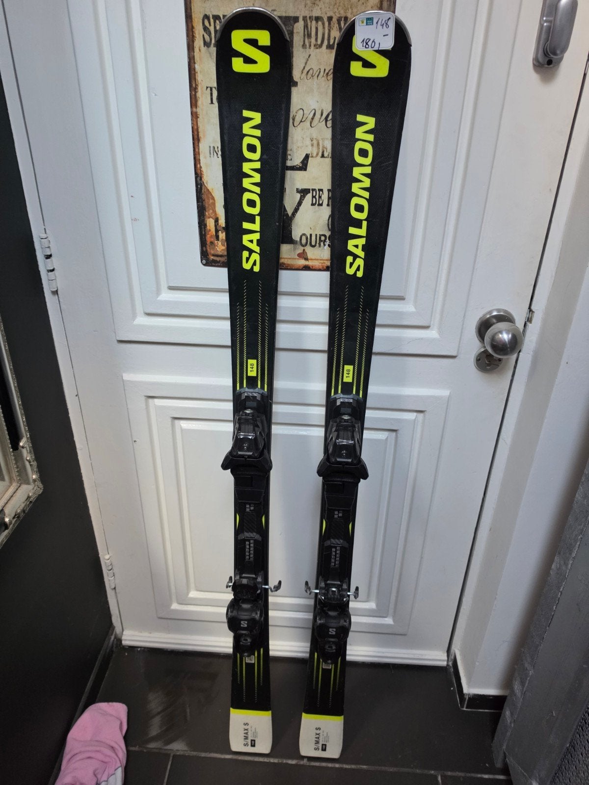 148cm salomon s max s carve skis, 140 tot 160 cm, Zo goed als nieuw, Carve, Skiën