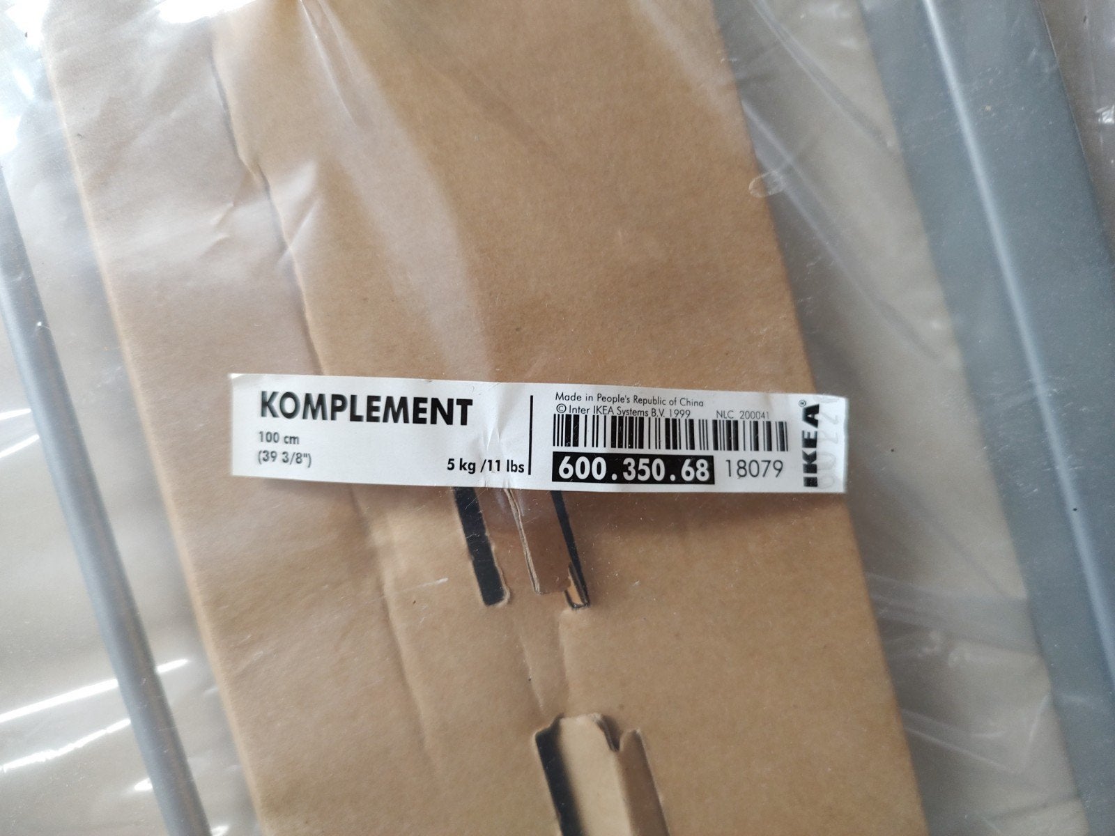 IKEA KOMPLEMENT Uittrekbare Broekhanger 100 cm, Ophalen, Nieuw