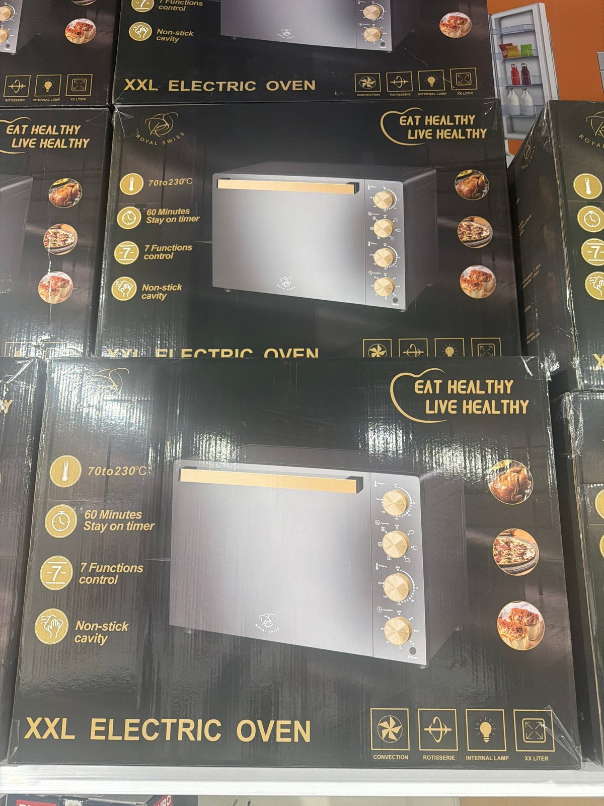 Royal Swiss XXL Elektrische Oven - Convectie & Rotisserie