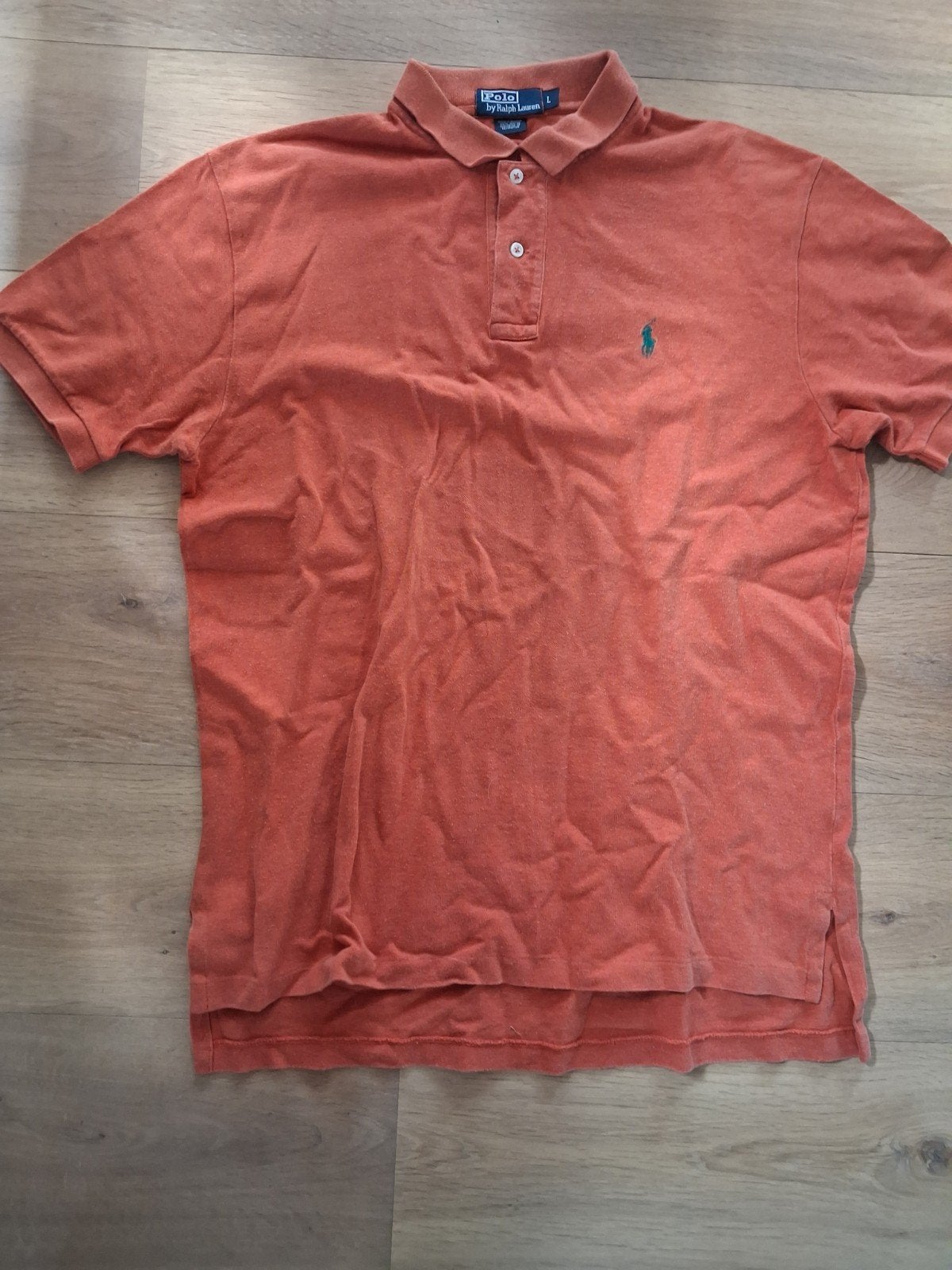 Ralph Lauren Polo Oranje Maat L, Maat 52/54 (L), Ralph Lauren, Oranje, Ophalen of Verzenden