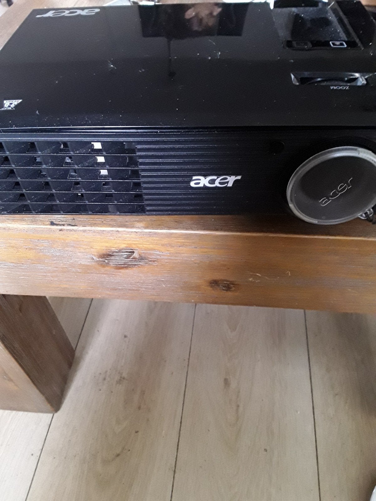 Acer 3D ready dlp beamer...izgs werkt perfect ...weinig gebr, Ophalen of Verzenden, Zo goed als nieuw, LED