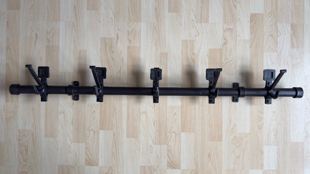 Loods 5 Kapstok van Smeedijzer - 128x15x18cm New Routz, 100 tot 150 cm, Zo goed als nieuw, Metaal, Ophalen