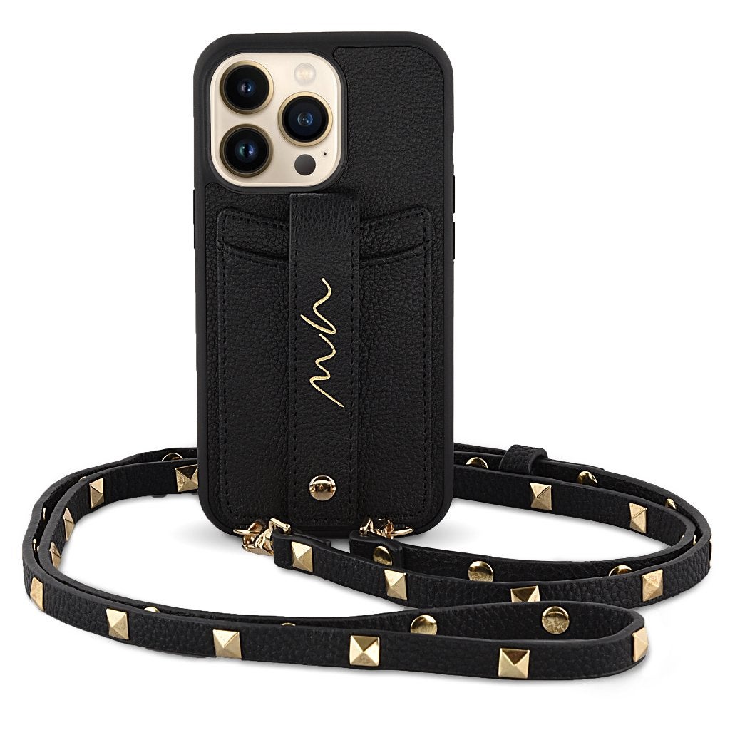 Partij Luxe iPhone Hoesjes met Schouderriem - Dames & Heren, Telecommunicatie, Kunststof, Zwart, IPhone 12, Leif Eriksonstraat 1