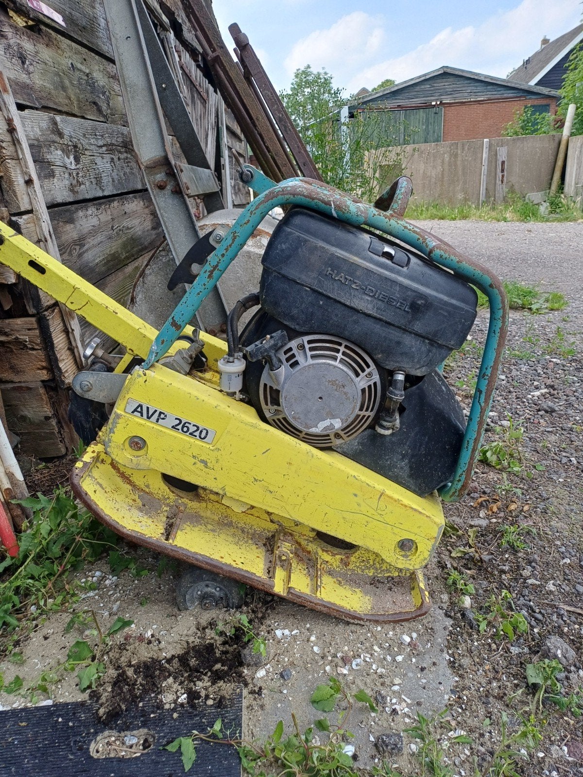 Ammann AVP 2620 Trilplaat - Krachtige Diesel Trilplaat, Doe-het-zelf en Verbouw, Ophalen
