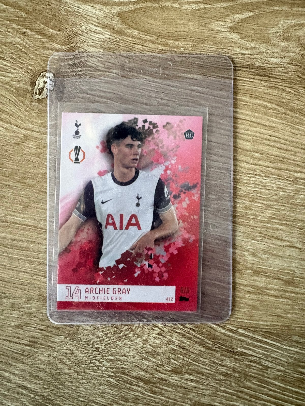 Archie Gray Topps Chrome UEFA Club Competitions /5, Verzamelen, Ophalen of Verzenden, Zo goed als nieuw, Buitenlandse clubs, Spelerskaart