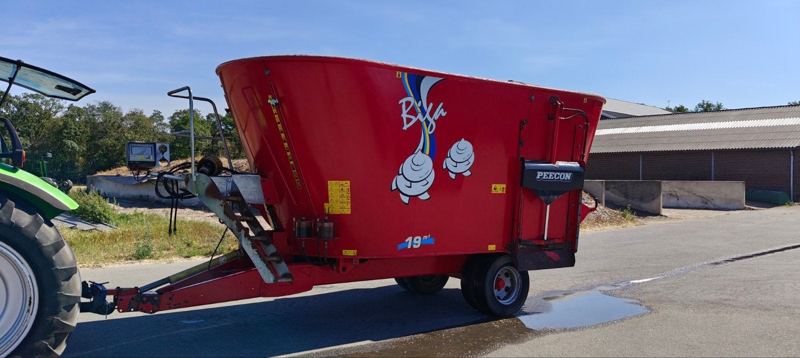 Peecon Biga 19m3 voermengwagen - Efficiënt en Betrouwbaar, Ophalen, Veehouderij, Voertechniek
