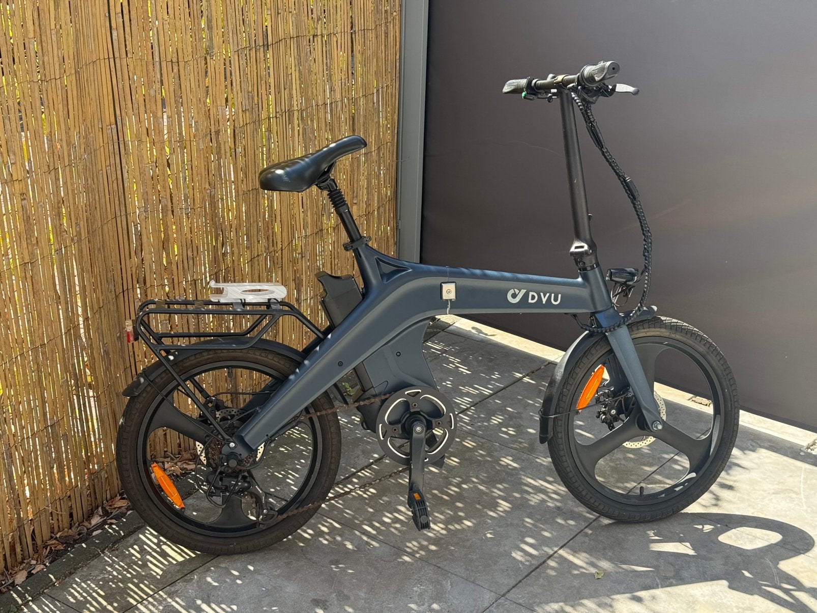 DYU T1 - Elektrische Vouwfiets, Fietsen en Brommers, Fietsen | Vouwfietsen, Ophalen, Zo goed als nieuw, 20 inch of meer, Versnellingen