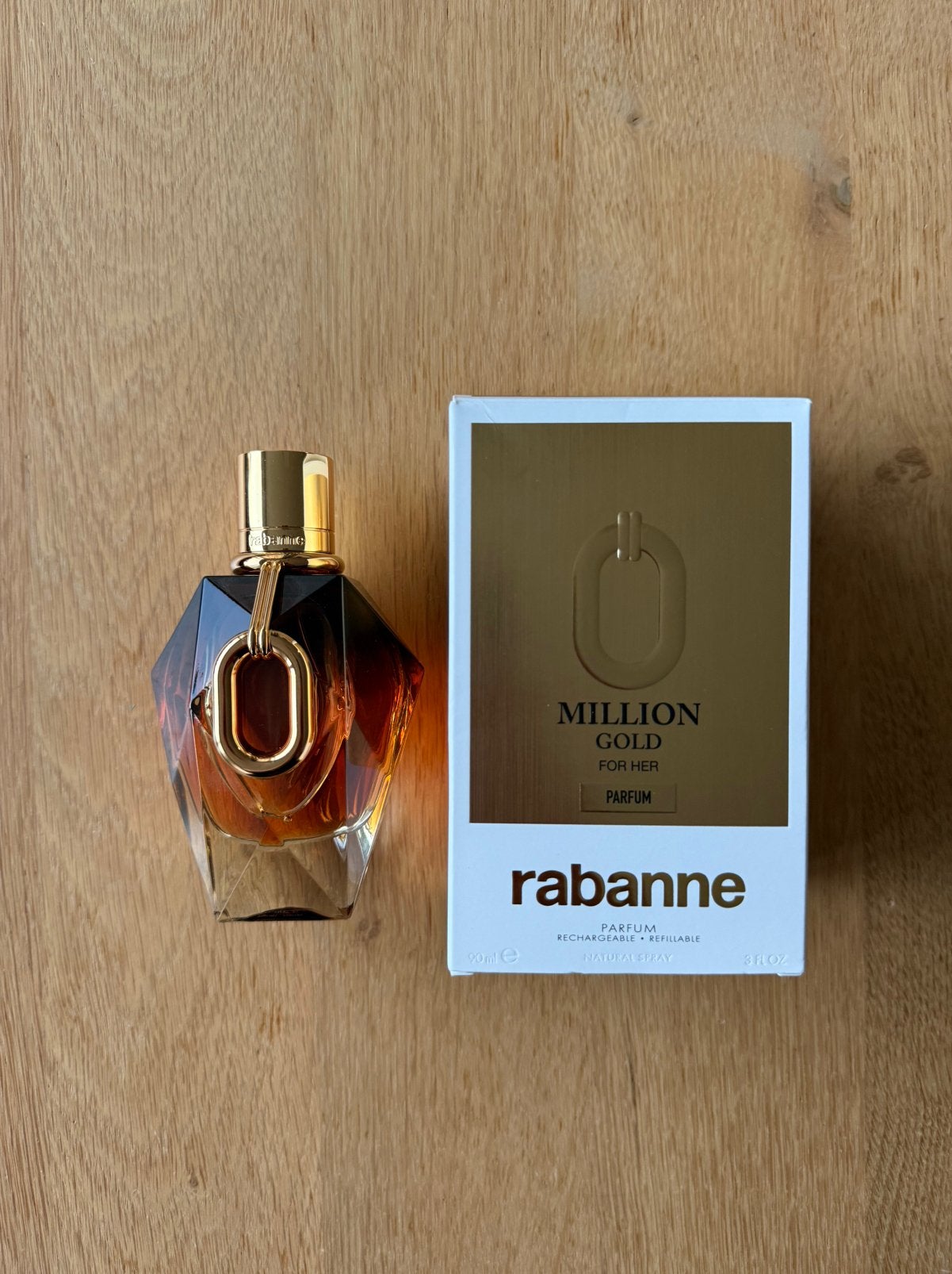 Rabanne Million Gold For Her Parfum 90ml nieuw, Ophalen of Verzenden, Nieuw
