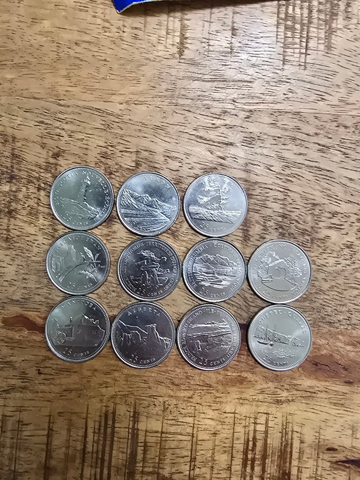 Canadese 25 cent munten - Provinciale serie, Ophalen of Verzenden, Noord-Amerika, Setje