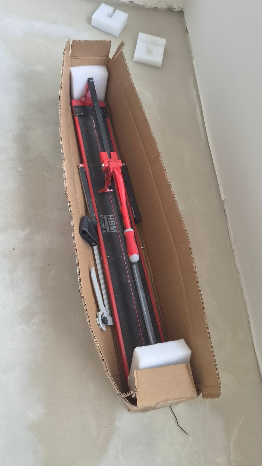 HBM Tegelsnijder 120cm, Doe-het-zelf en Verbouw, Ophalen of Verzenden, Zo goed als nieuw