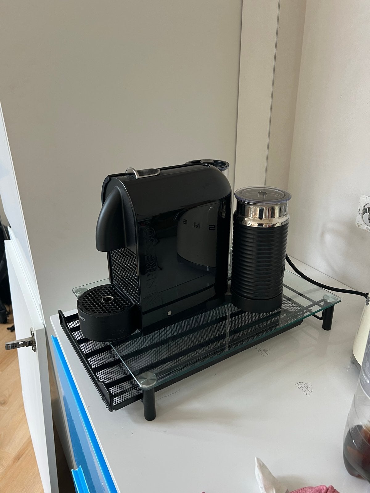 Nespresso Magimix Inissia koffiecupmachine met melkopschuime, Ophalen, Gebruikt, Espresso apparaat, 1 kopje