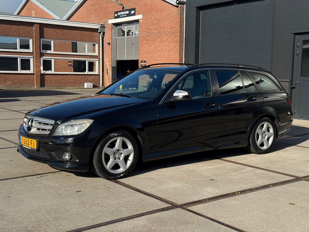 Mercedes-Benz C-klasse Estate C200 K Estate AMG Comand H/K, Auto's, Mercedes-Benz, 13 km/l, Achterwielaandrijving, Zwart, 4 cilinders