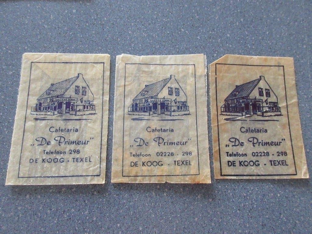 3 x De Koog, cafetaria Primeur, Verzenden, Nederland