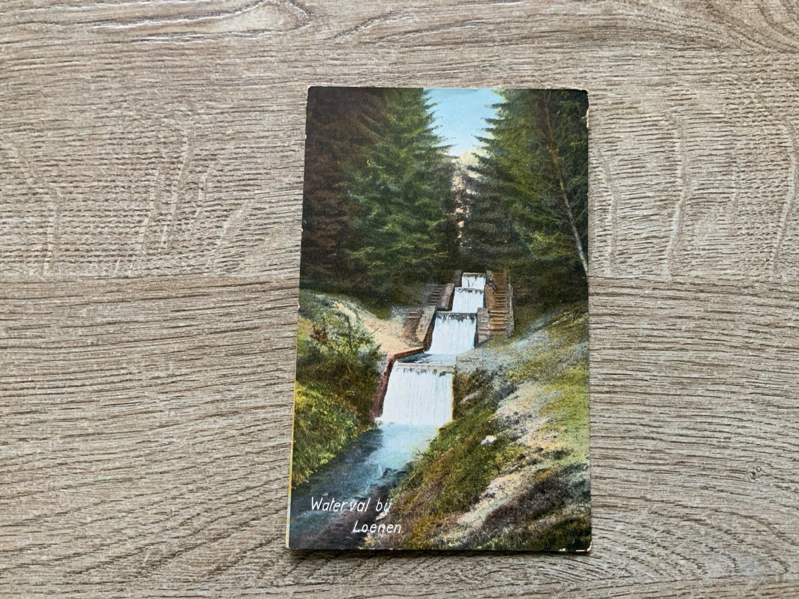 Waterval bij Loenen (1928), Ophalen of Verzenden, 1920 tot 1940, Gelopen, Gelderland