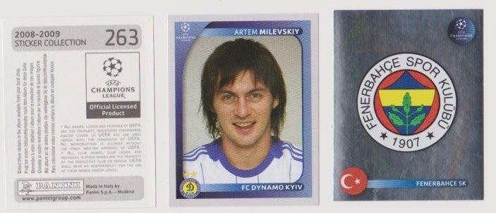 Panini stickers Champions League 2008-2009, Verzenden, Zo goed als nieuw, Buitenlandse clubs, Poster, Plaatje of Sticker
