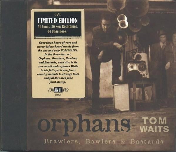 3CD Tom Waits – Orphans: Brawlers, Bawlers & Bastards (ZGAN), Cd's en Dvd's, Cd's | Rock, Zo goed als nieuw, Poprock, Ophalen of Verzenden