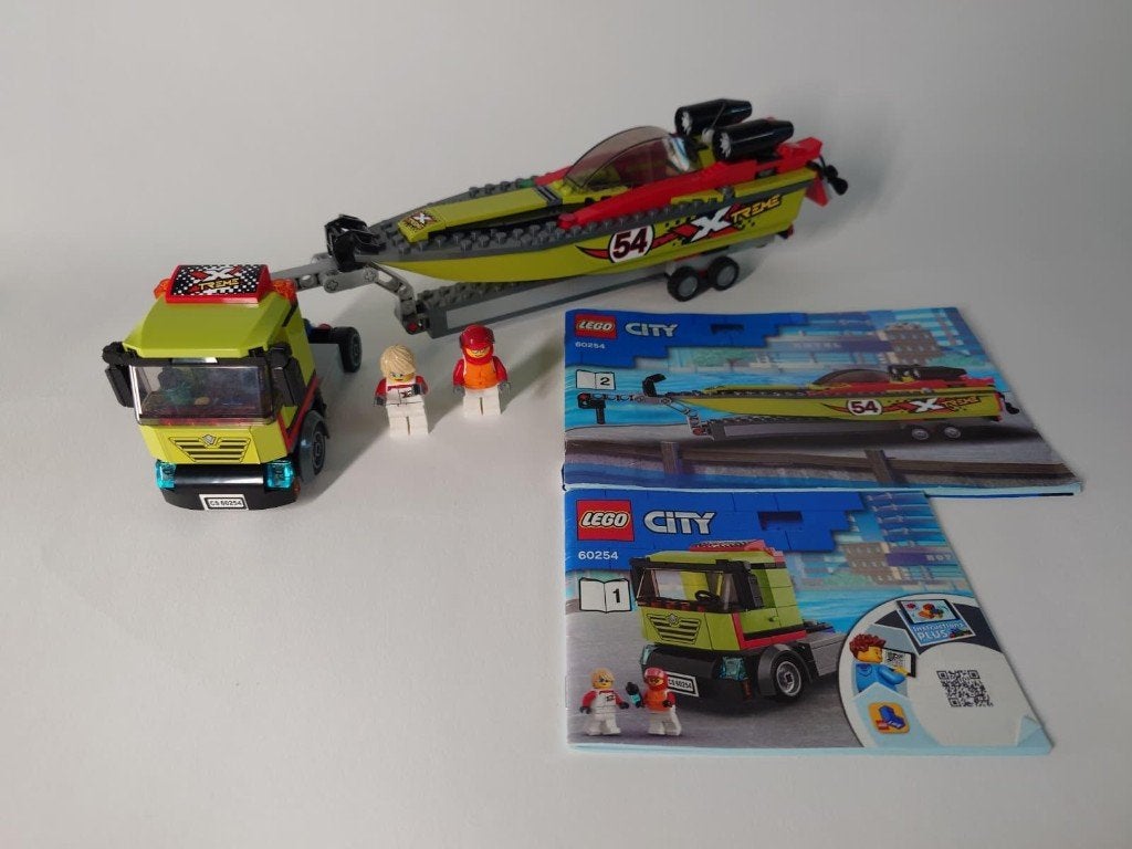 LEGO City Race Boat Transporter 60254, City, Lego, Ophalen of Verzenden, Zo goed als nieuw