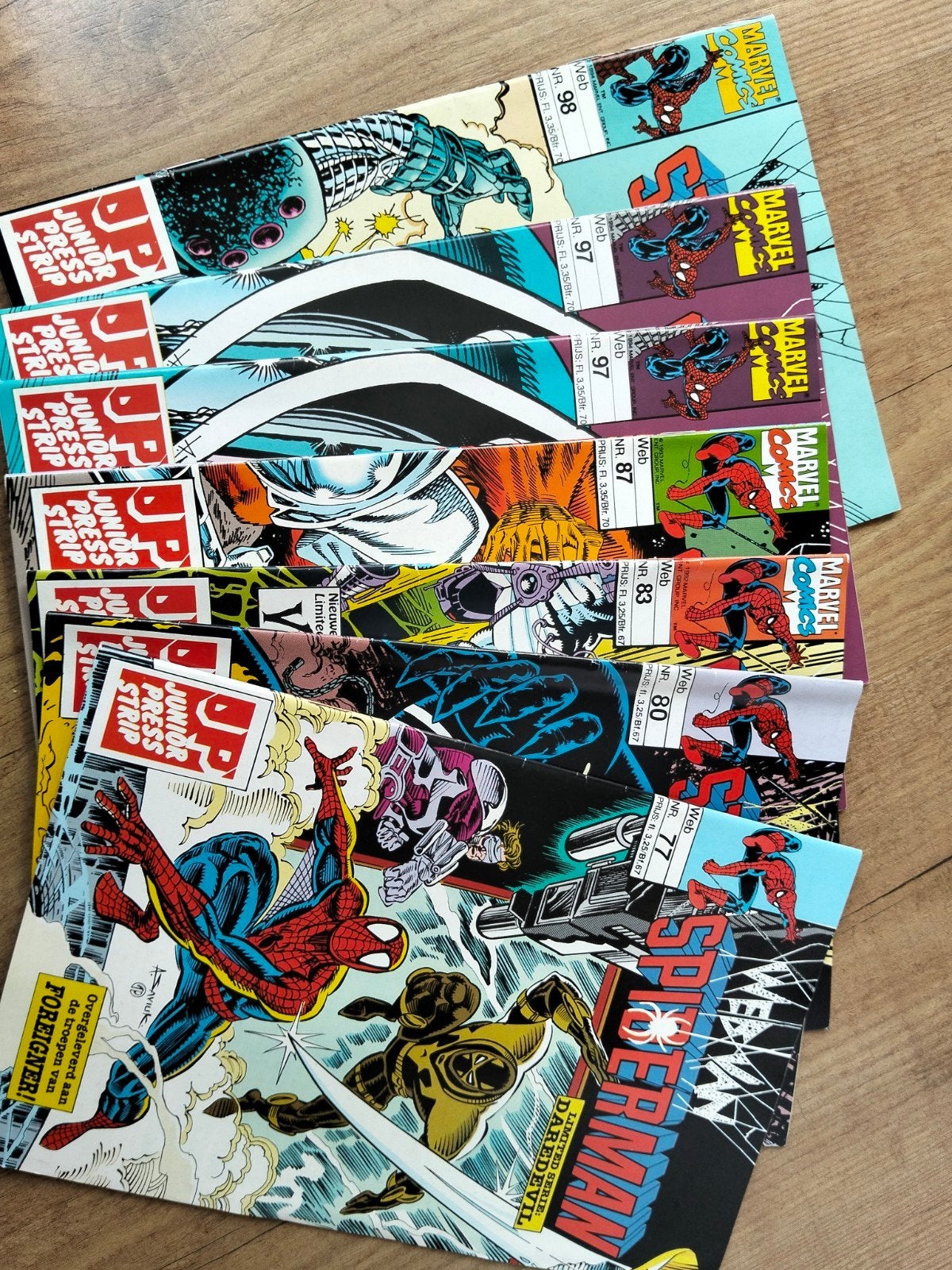 stripboeken web van Spiderman, Meerdere stripboeken, Ophalen of Verzenden