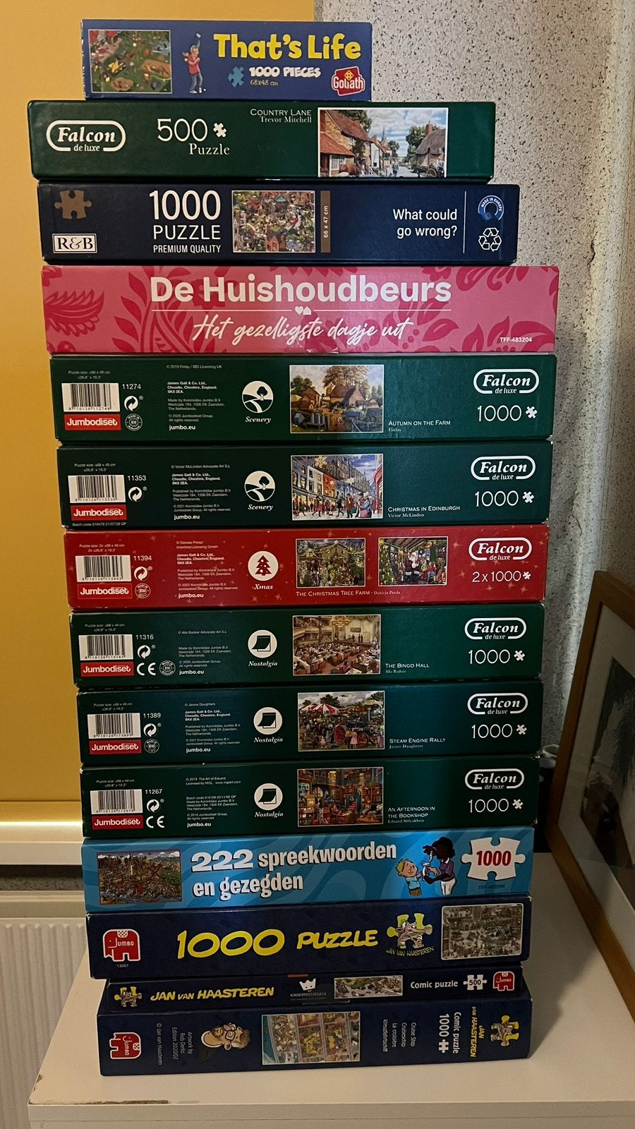 Puzzels, Hobby en Vrije tijd, Denksport en Puzzels, Ophalen of Verzenden, 500 t/m 1500 stukjes, Gebruikt