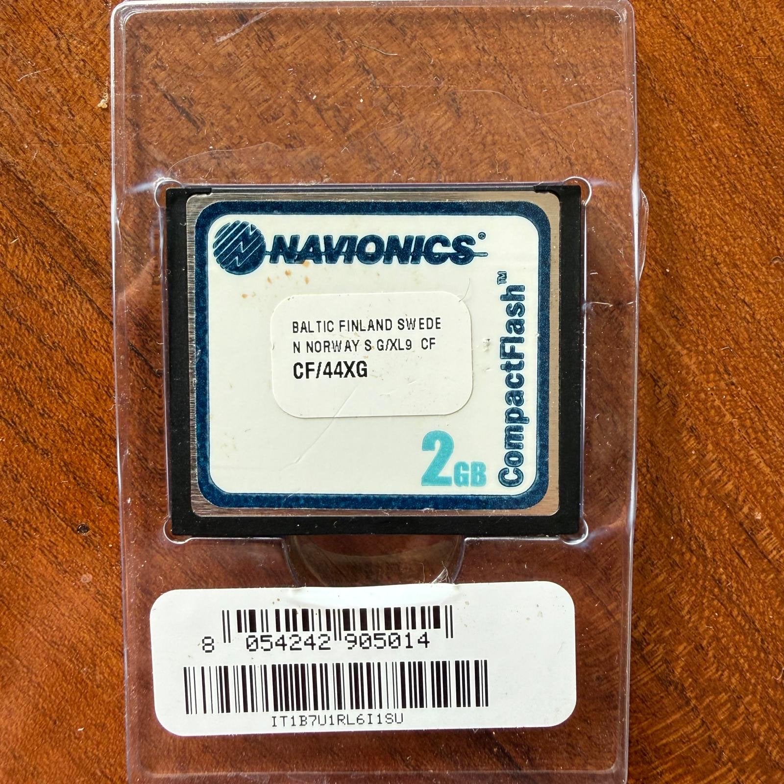 Navionics CompactFlash CF/44XG 2GB - Baltic Finland Swede, Audio, Tv en Foto, CompactFlash, Zo goed als nieuw, 2 GB, Navigatiesysteem