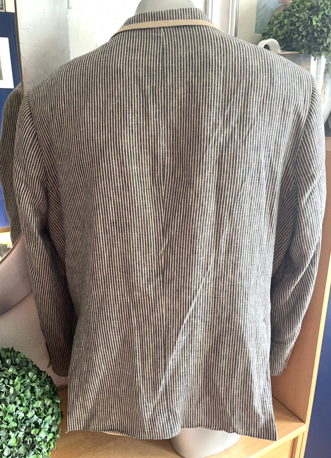 Colbert maat 28(56), Ophalen of Verzenden, Zo goed als nieuw, Maat 56/58 (XL), Blauw